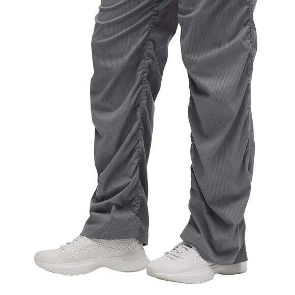 Lululemon Dance Studio Slim Fit High Rise Flared Pant Solar Grey Size Large NEW - Picture 3 of 12